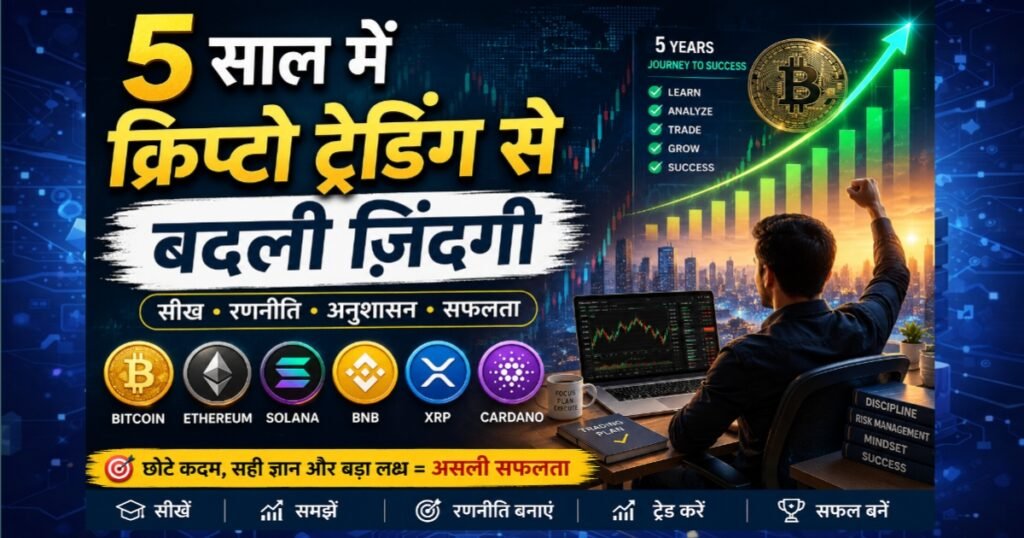 5 साल में क्रिप्टो ट्रेडिंग से सफलता की प्रेरणादायक कहानी